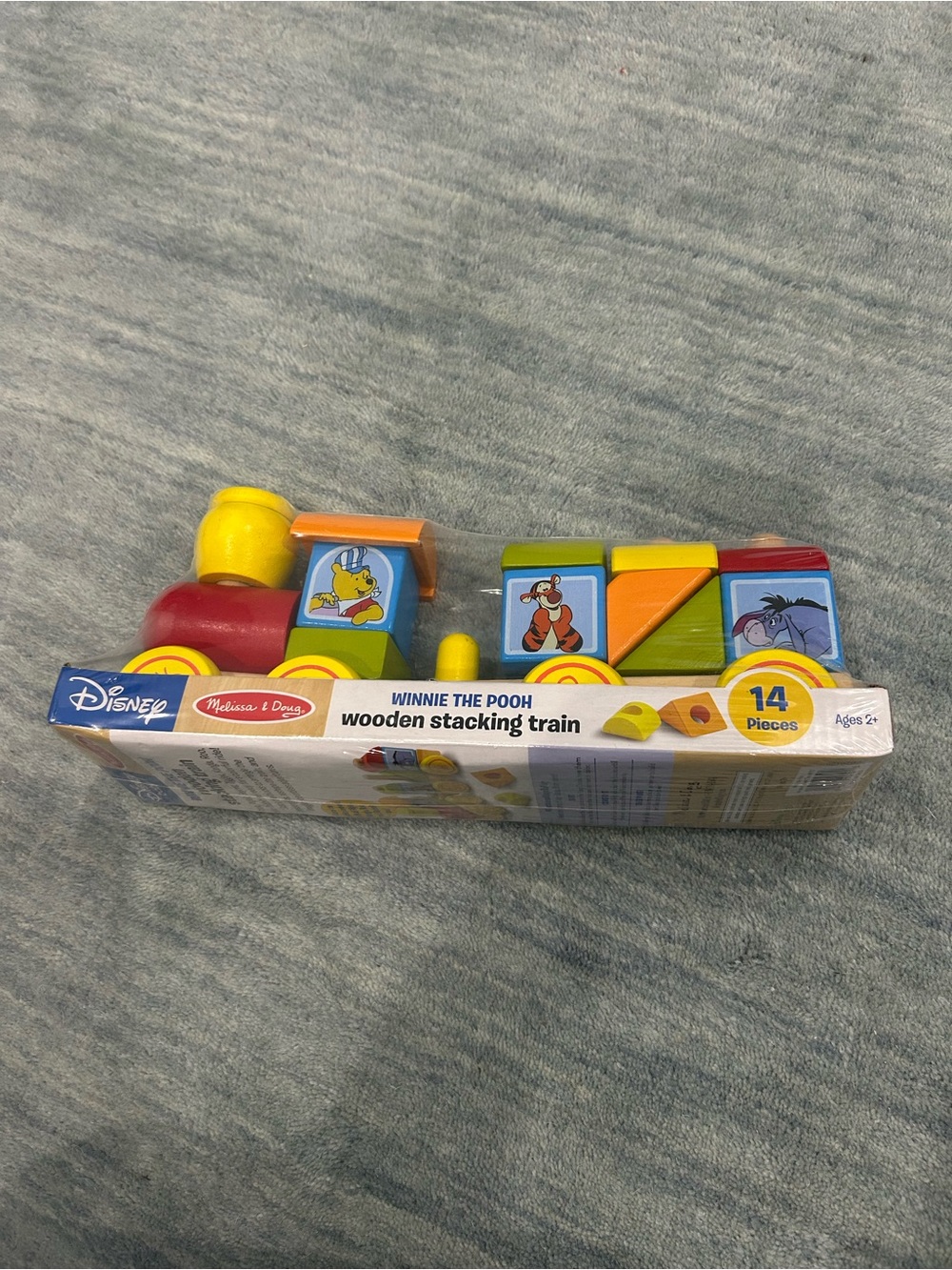 Melissa & Doug Disney Winnie the Pooh wooden stacking train